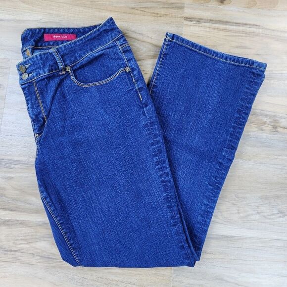 💇♀️Seven7 Blue Dark Wash Bootcut Jeans Size 18 - Picture 2 of 13